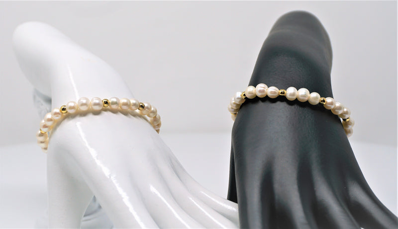 Freshwater Pearl Bead Bracelet